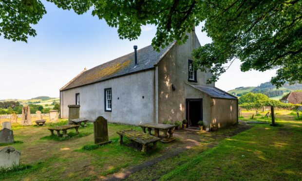 The Old Church at Easter Kilmany has been converted into a family home. Image: Rettie.