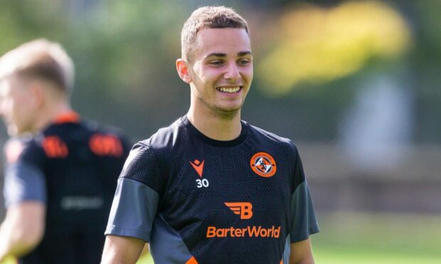 Darren Watson training at Dundee United FC