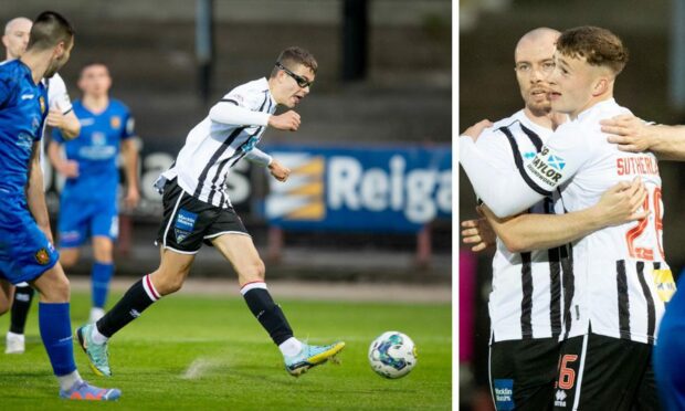 Craig Wighton praised Dunfermline youngsters Andrew Tod and Taylor Sutherland. Images: Craig Brown/DAFC.