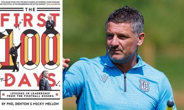Tony Docherty has been reading former Dundee United boss Micky Mellon's management book. Image: SNS