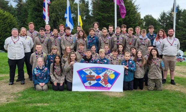 East of Scotland contingent preparing for World Scout Jamboree in South Korea. Image: Scouts Scotland