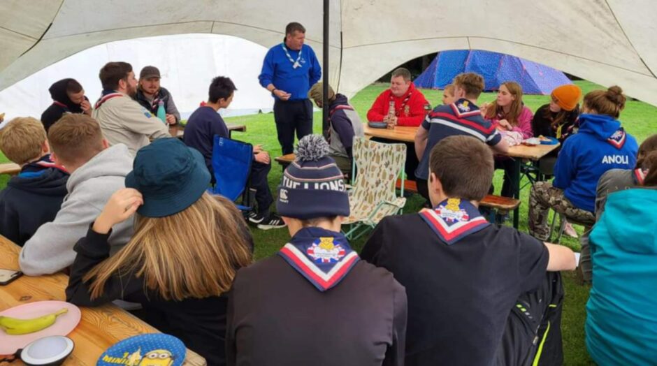 East of Scotland contingent preparing for World Scout Jamboree.