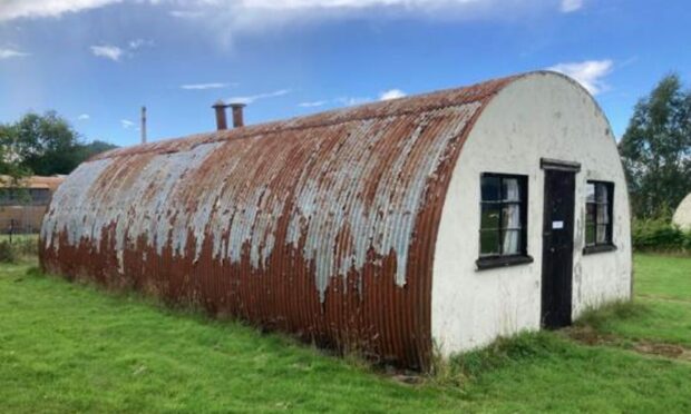 The hut in Cultybraggan, Comrie, which will be refurbished under the plans.