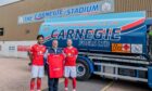 Brechin City have renamed their ground as the Carnegie Fuels LTD Stadium at Glebe Park. Image: Brechin City FC
