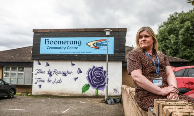 Manager Gill Bain at the Boomerang Community Centre in Dundee after the latest break-in