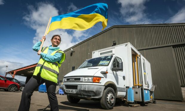 Tayside charity to drive NHS van to front line in Ukraine to help soldiers and civilians