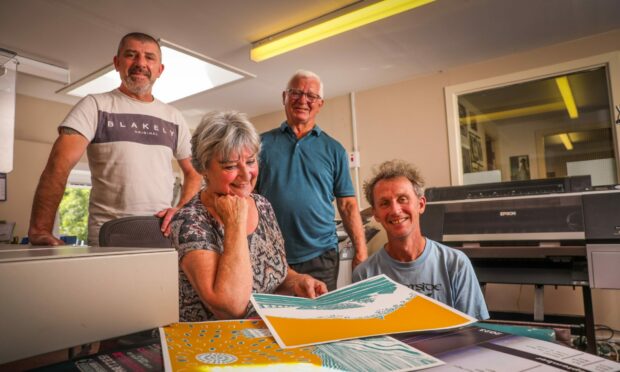 The Urban family behind the business - Richard, Carole, Frank and Mark. Image: Mhairi Edwards/DC Thomson