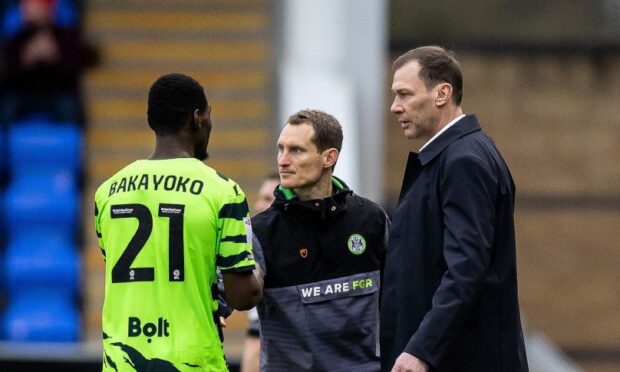 Bakayoko played under Duncan Ferguson last season at Forest Green. Image: Shutterstock