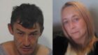 Fife murderer Mark Campbell and his victim Jane Fitzpatrick.