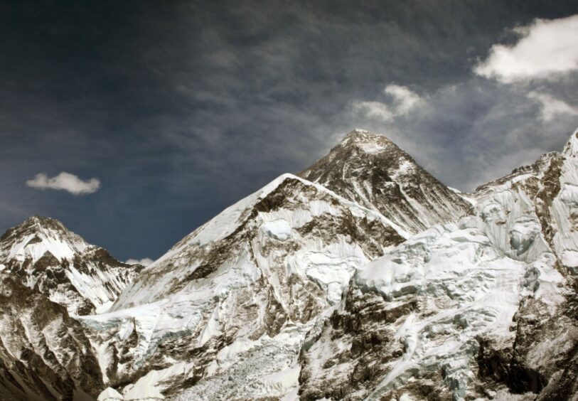 Mount Everest in Nepal.
