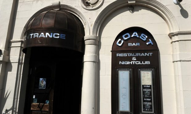 The incident happened at Coast in Arbroath.