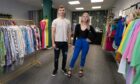 Owner of new Forfar clothing shop LaBella Moda, Anna Gorska with partner Maciej Pokora.