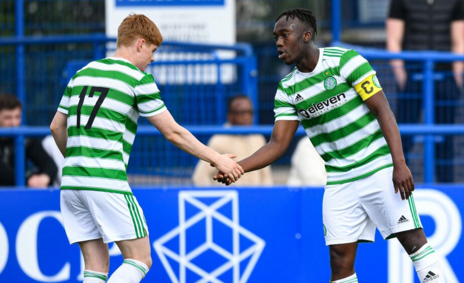 New Dunfermline Athletic signing Ben Summers played alongside Ewan Otoo at Celtic. Image: SNS.