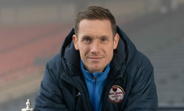 Kelty Hearts player-manager Michael Tidser. Image: SNS.