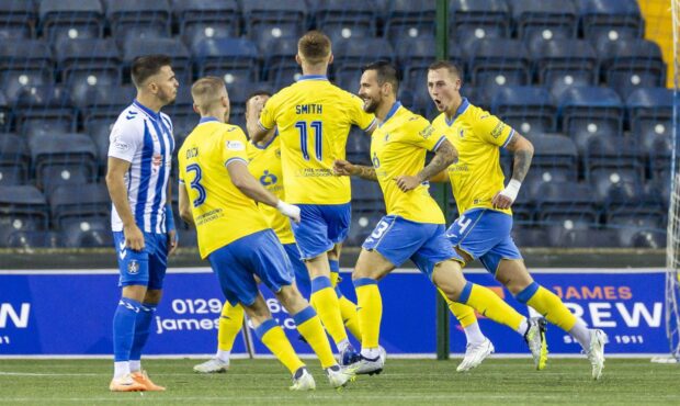 Liam Dick scored an important Viaplay Cup goal for Raith Rovers. Image: SNS.