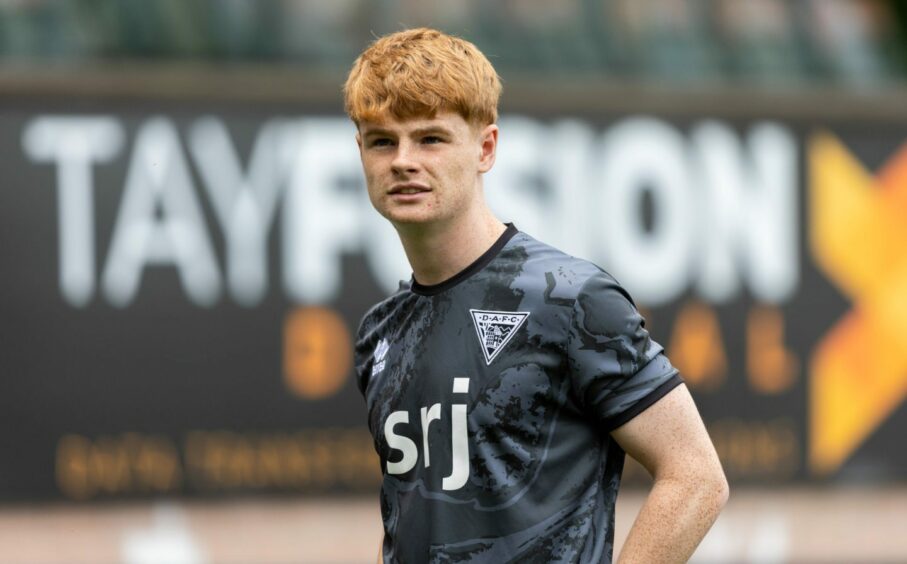 Ben Summers on his Dunfermline Athletic debut at Dundee United 