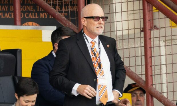 Dundee United owner Mark Ogren was at the recent Dunfermline game.