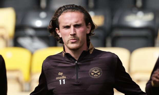 Logan Chalmers ahead of his second Ayr debut after joining on loan from Dundee United