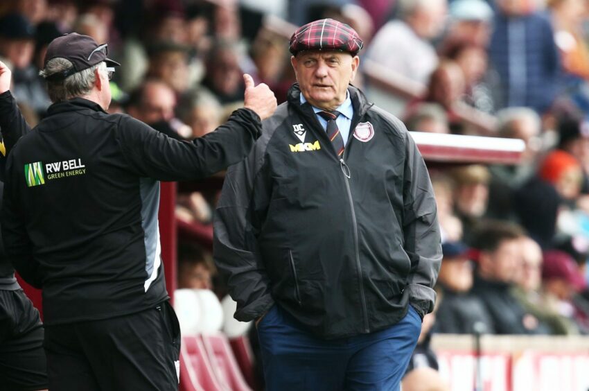 Arbroath boss Dick Campbell.