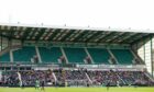 The Raith Rovers fans travelled in their numbers to Easter Road. Image: SNS.