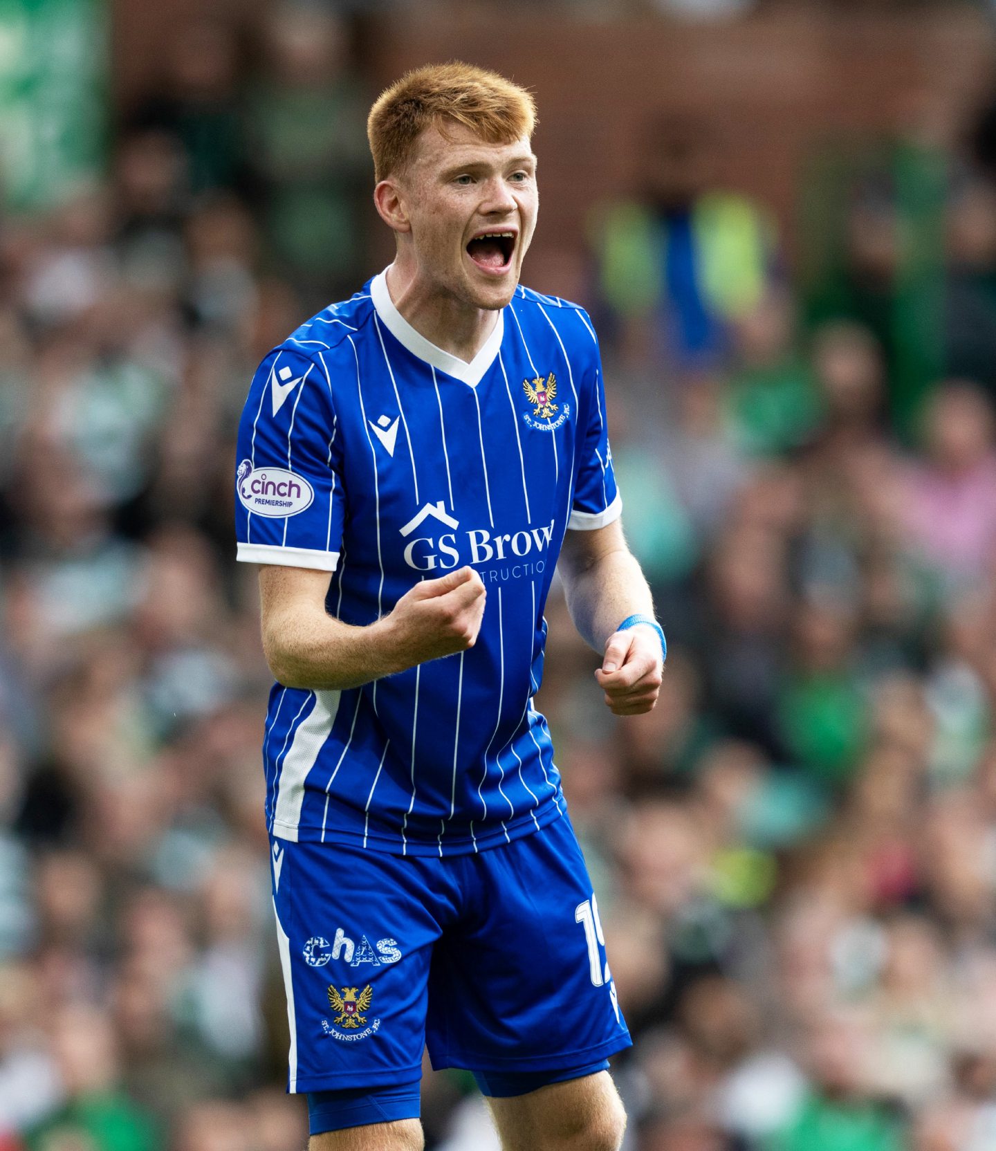 St Johnstone's on-loan left-back, Luke Robinson.