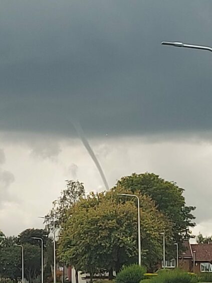 Twister over Glenrothes