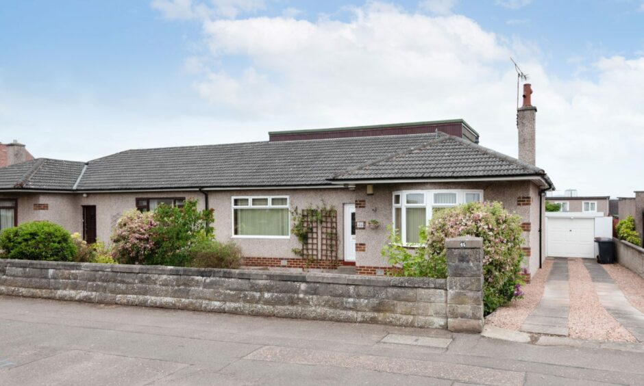This south facing home is near Ninewells Hospital.