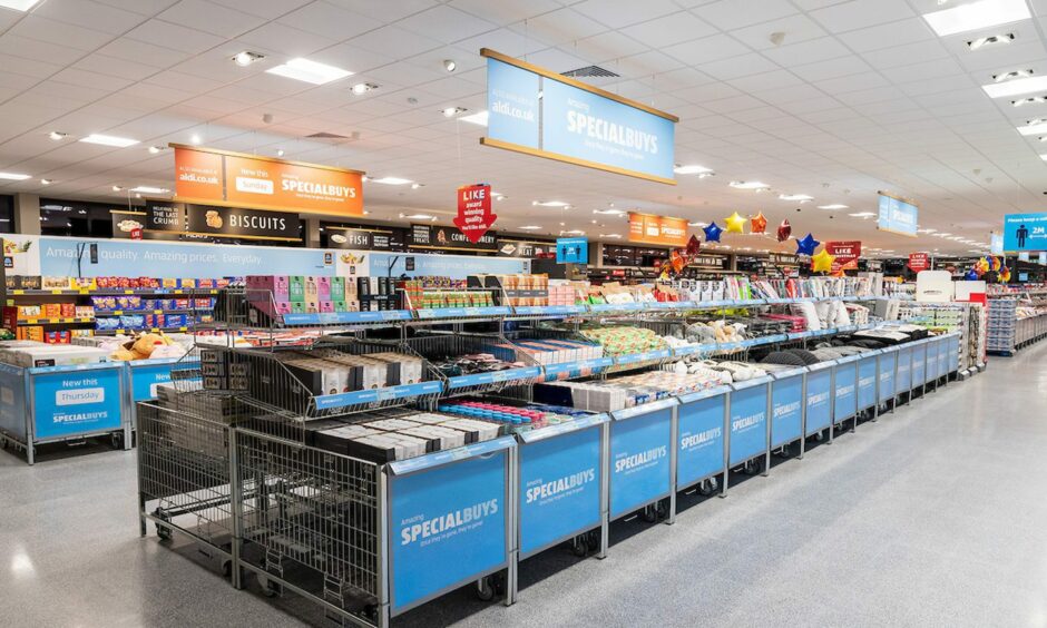 How the new-look Aldi store in St Andrews will look.