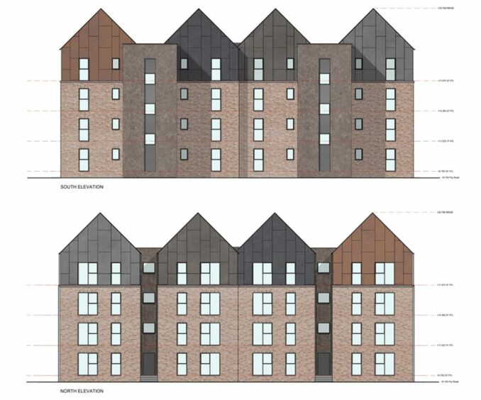 Flats plan for Arbroath mill site.