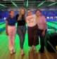 From left, Charlotte Cairney, Harriet Clyde, Claire McPhillimy and Billy Jane Ramos enjoying a staff night out at Tenpin Dundee.