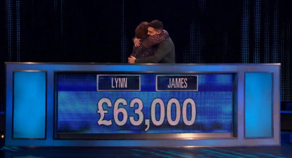 Fife woman Lynn was joined by Londoner James in the Final Chase.