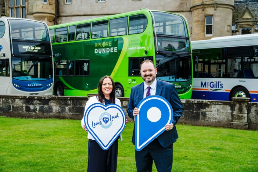 McGill's Bus Group shows its support from Scotland Loves Local