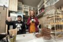 John Sullivan (Left) and John Murdoch-Paul have opened the Couple O' Mugs cafe in Kirkcaldy.