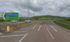 Crossgates roundabout linking the A92 where the crash occurred.