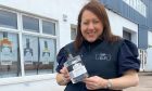 Founder Kim Cameron outside the Gin Bothy premises in Forfar. Image: Gin Bothy