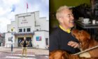 Alan Cumming met dogs Star and Jess during his visit to The Birks Cinema in Aberfeldy