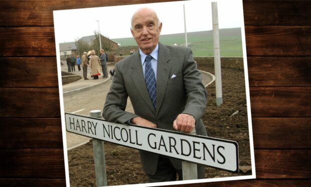 Harry Nicoll, former Angus finance director, had a street in Arbroath named after him.