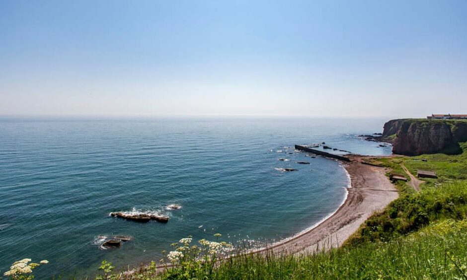 Angus property, 8 the steading has a stunning view over Auchmithie beach