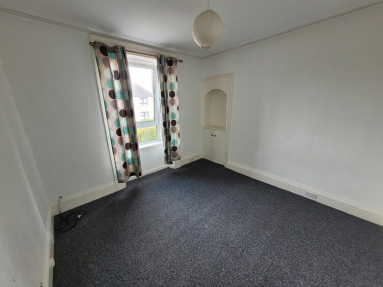 74C Brechin Road, Living room in Arbroath flat 