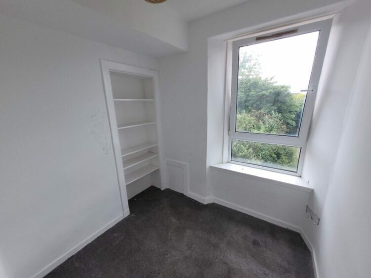 Bedroom in cheapest Angus flat 