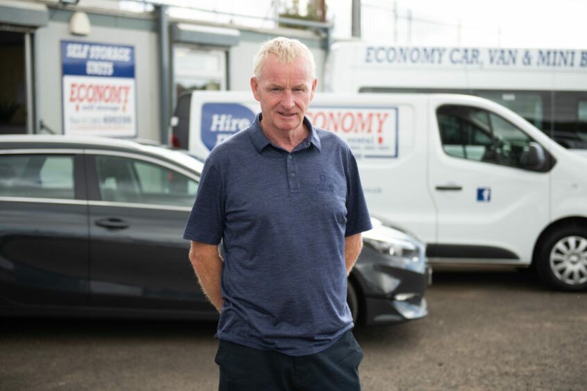 Alex Neillie of Economy Car &amp; Van Rental in Dundee