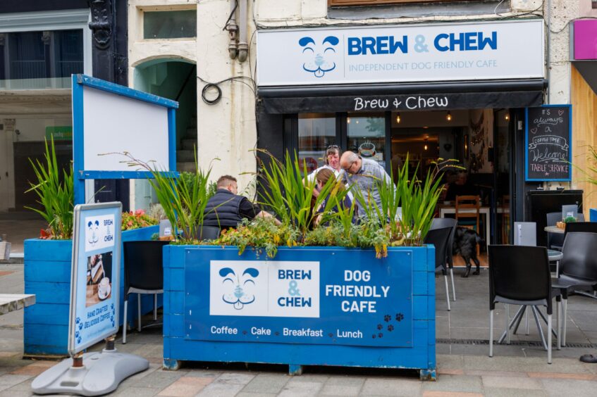 Brew and Chew premises on Perth High Street.
