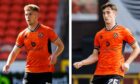Side-by-side images of Dundee United players Kai Fotheringham and Chris Mochrie