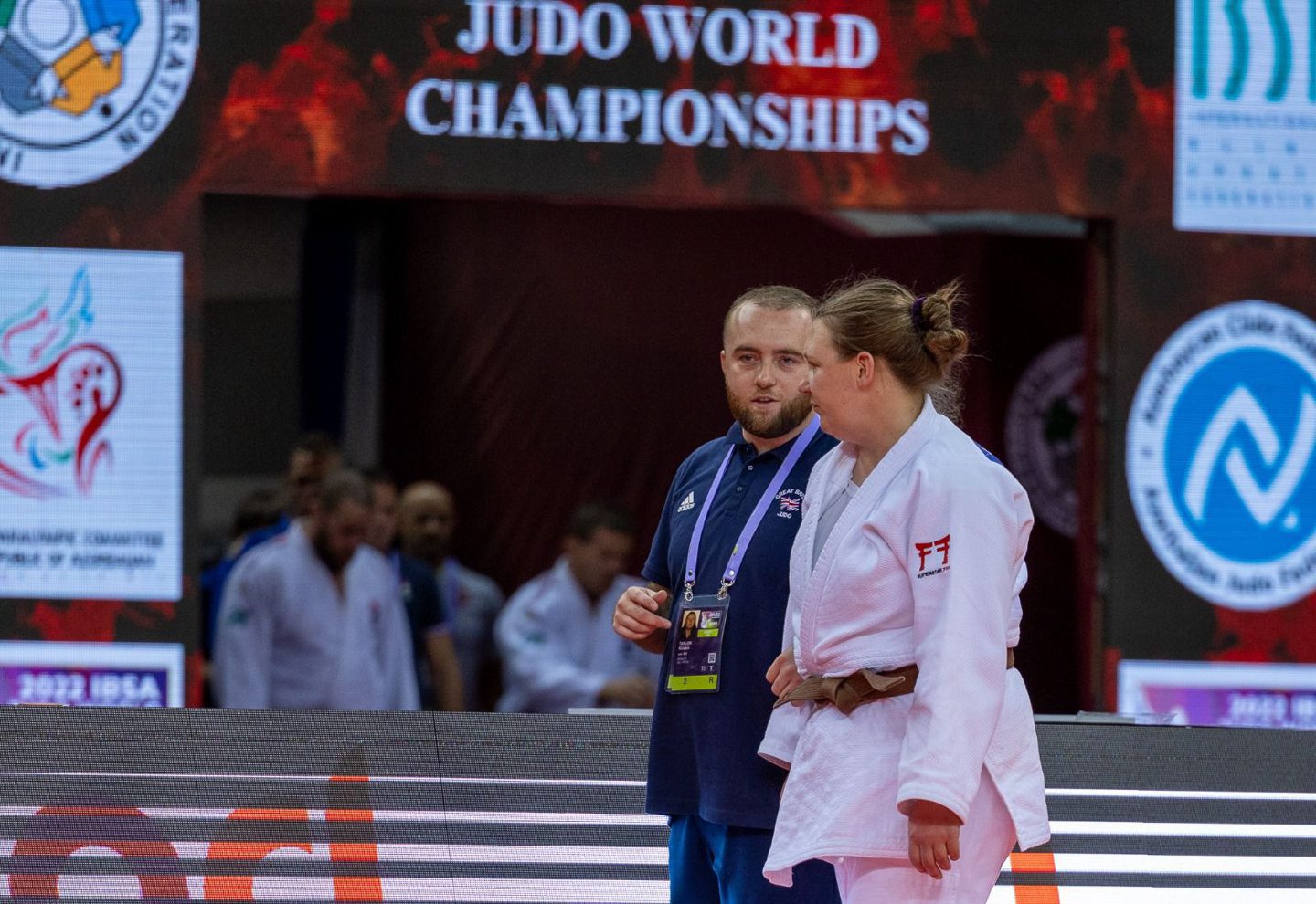 Kirsten Taylor at the Judo World Championships.