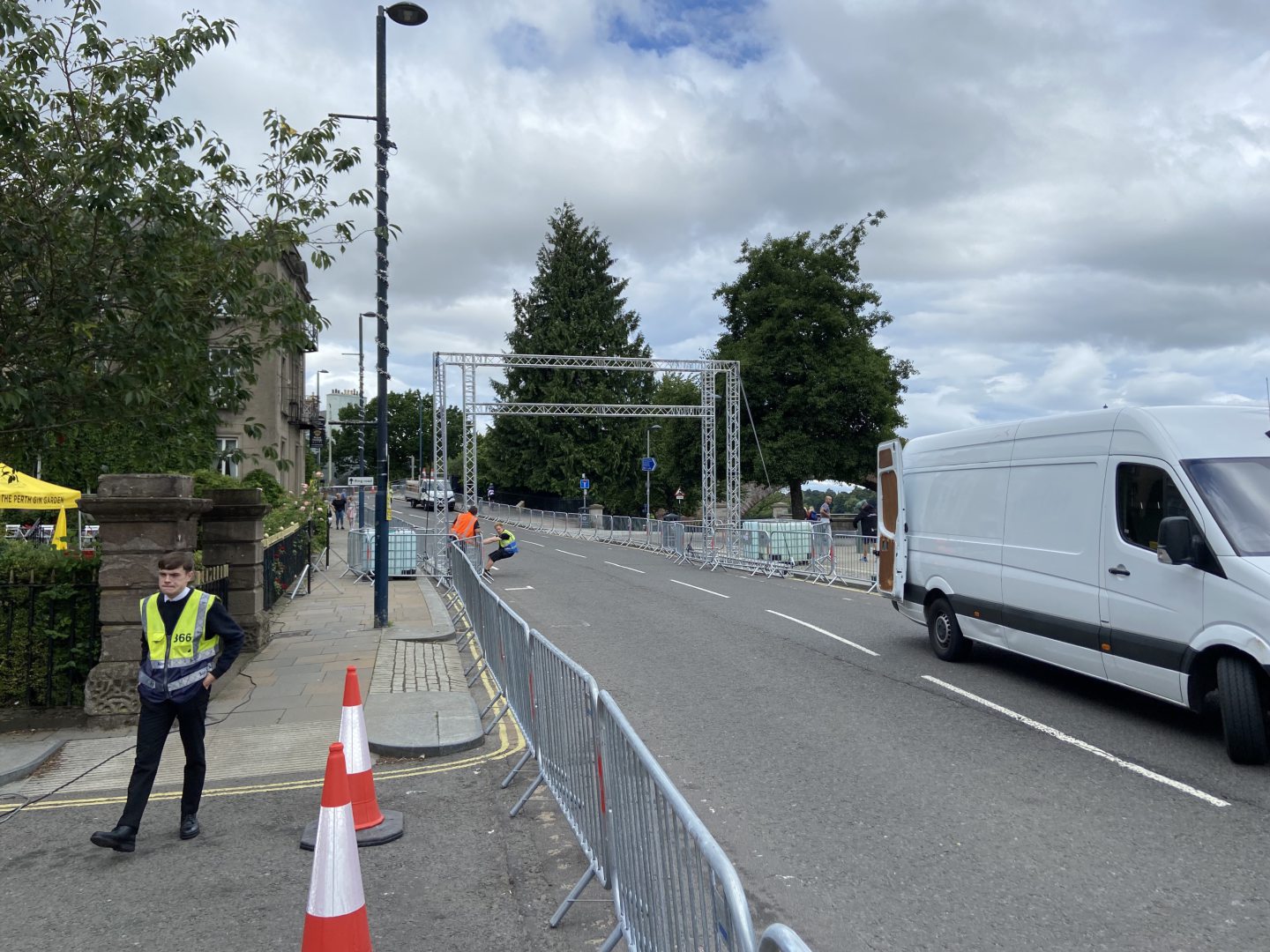 Tay Street is closed for the Gran Fondo
