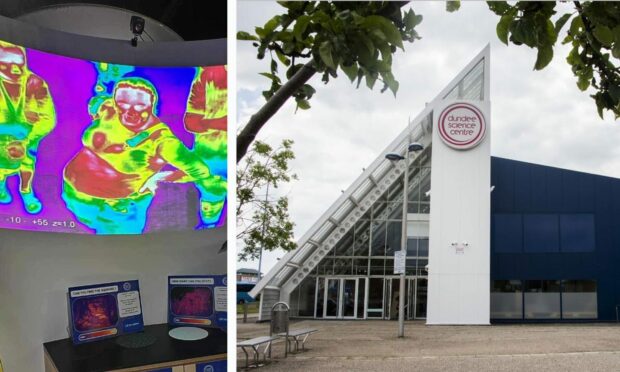 Expectant mums are using the centre's thermal camera to see their unborn babies at Dundee Science Centre