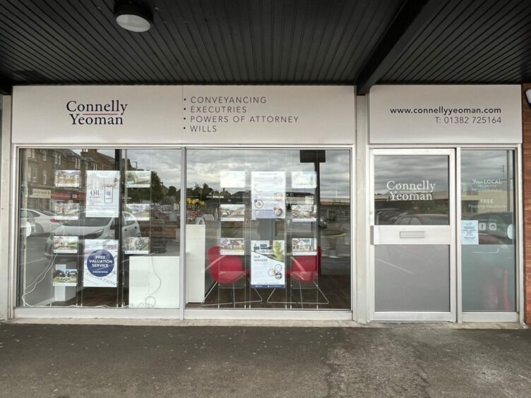 Exterior of Connelly & Yeoman office in Monifieth.