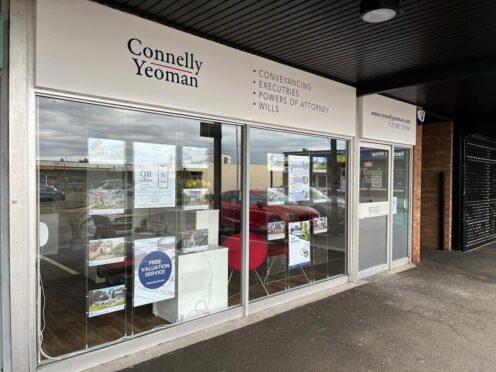 exterior of C&Y Monifieth Office, solicitors and estate agents based in angus