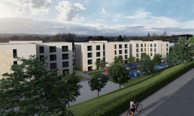 Artist impression of the flats on the former Hillside Hospital site in Perth.