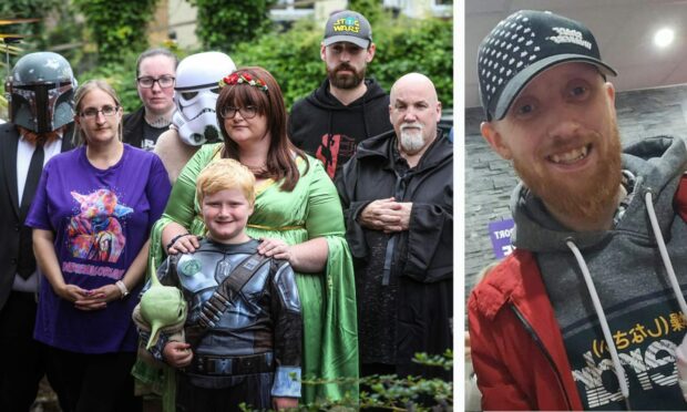 A Star Wars-themed funeral was held for late Brechin biker Darien Baird on Friday.